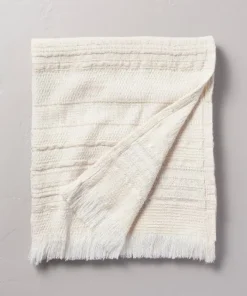 Hearth & Hand With Magnolia Textured Rib Stripe Dobby Throw Blanket - Hearth & Hand™ with Magnolia Vintage Blue -Hearth Shop GUEST 032d107d 0b4d 4fce b3dd 1c6c7bd9d190