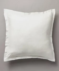Hearth & Hand With Magnolia 26"x26" Linen Blend Euro Bed Pillow - Hearth & Hand­™ with Magnolia Gray -Hearth Shop GUEST 0dbab628 5e42 4001 bca8 fa5aaf518fa2