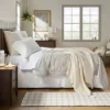 Hearth & Hand With Magnolia Grid Stitched Quilt Taupe/Green/Cream - Hearth & Hand™ with Magnolia