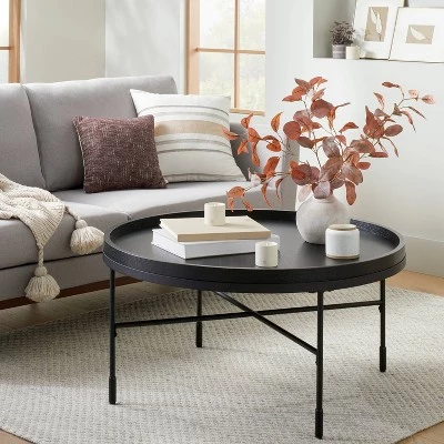 Hearth & Hand W/Magnolia Furniture Wood & Metal Coffee Table - Black - Hearth & Hand™ with Magnolia -Hearth Shop GUEST 170a93d0 6ab4 4300 b8ba 38f6e9a71a87