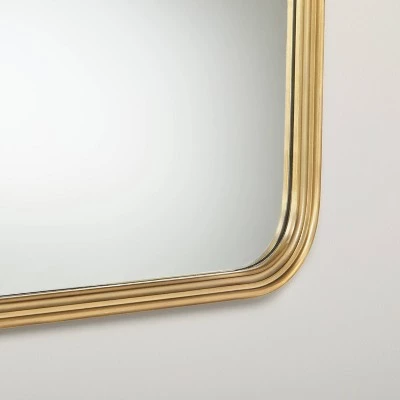 Hearth & Hand With Magnolia 20"x40" Decorative Molding Rectangular Wall Mirror Antique Brass - Hearth & Hand™ with Magnolia 5 Hearth & Hand With Magnolia 20"x40" Decorative Molding Rectangular Wall Mirror Antique Brass - Hearth & Hand™ with Magnolia - Image 3