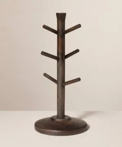 Hearth & Hand With Magnolia Wooden Mug Tree - Hearth & Hand™ with Magnolia Pickled Black -Hearth Shop GUEST 3ce761a9 a1af 4700 81d4 a3a2d7091a36