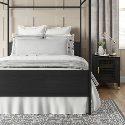 Hearth & Hand With Magnolia Linen Blend Bedskirt Sour Cream - Hearth & Hand™ with Magnolia 3 Hearth & Hand With Magnolia Linen Blend Bedskirt Sour Cream - Hearth & Hand™ with Magnolia