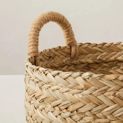 Hearth & Hand With Magnolia Braided Grass Storage Basket - Hearth & Hand™ with Magnolia 5 Hearth & Hand With Magnolia Braided Grass Storage Basket - Hearth & Hand™ with Magnolia - Image 3