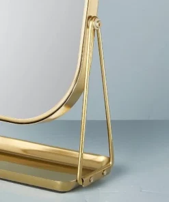 Hearth & Hand With Magnolia Brass Vanity Flip Mirror with Tray - Hearth & Hand™ with Magnolia 5 Hearth & Hand With Magnolia Brass Vanity Flip Mirror with Tray - Hearth & Hand™ with Magnolia -Hearth Shop GUEST 4f07a7a0 c64c 4254 bb1a d4b146453578