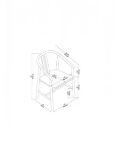 Hearth & Hand W/Magnolia Furniture Sculpted Wood Dining Chair - Hearth & Hand™ with Magnolia Black -Hearth Shop GUEST 50d91881 8a02 41a2 825a e0f5f686a73c