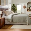 Hearth & Hand With Magnolia 26"x26" Linen Blend Euro Bed Pillow - Hearth & Hand­™ with Magnolia Gray -Hearth Shop GUEST 5b91dd5e 99a7 4ba8 840e 26e86a998f37