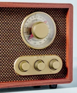 Hearth & Hand With Magnolia Portable AM/FM Bluetooth Radio Tonal Brown - Hearth & Hand™ with Magnolia -Hearth Shop GUEST 613d6ede b886 47ba b3c7 3e4db05f307e