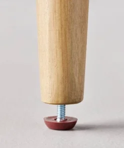 Hearth & Hand W/Magnolia Furniture Boucle Upholstered Wood Ottoman - Hearth & Hand™ with Magnolia Oatmeal -Hearth Shop GUEST 61690fdc 5ac8 4a4c 958d caaad1ebfe58