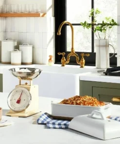 Hearth & Hand With Magnolia 11lb Stainless Steel Kitchen Scale Ivory - Hearth & Hand™ with Magnolia