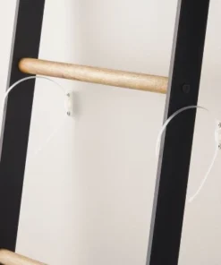 Hearth & Hand With Magnolia 6' Wood & Steel Blanket Ladder Black/Natural - Hearth & Hand™ with Magnolia -Hearth Shop GUEST 832b7fc2 080d 49de aa60 67ff10fe265d