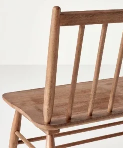 Hearth & Hand W/Magnolia Furniture Vintage Windsor Dining Bench - Aged Oak - Hearth & Hand™ with Magnolia -Hearth Shop GUEST 838d1cc4 139f 45f2 8e3f 27d7d5e815ac