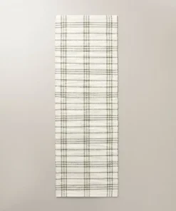 Hearth & Hand With Magnolia Tri-Stripe Plaid Handmade Woven Area Rug Green/Cream - Hearth & Hand™ with Magnolia -Hearth Shop GUEST 850a48a8 9277 4499 baee ece1c83d8647