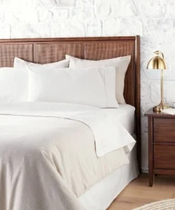 Hearth & Hand With Magnolia Cotton Percale Microstripe Sheet Set - Hearth & Hand™ with Magnolia Pebble