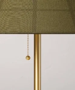 Hearth & Hand With Magnolia 23" Plaid Shade Metal Table Lamp Brass/Green - Hearth & Hand™ with Magnolia -Hearth Shop GUEST 938b908e 3e74 46f8 a93a b2e7705307c2