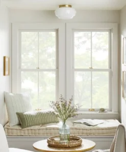 Hearth & Hand With Magnolia 12"x30" Textured Rail Stripe Lumbar Throw Pillow Sage Green/Cream - Hearth & Hand™ with Magnolia