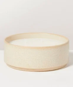 Hearth & Hand With Magnolia Hobnail Ceramic Grapefruit & Herbs Jar Candle Beige - Hearth & Hand™ with Magnolia -Hearth Shop GUEST 94ad1073 5b21 47fd 9a6d 68ead655292c 2