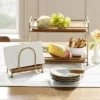 Hearth & Hand With Magnolia Wood & Brass Napkin Holder - Hearth & Hand™ with Magnolia