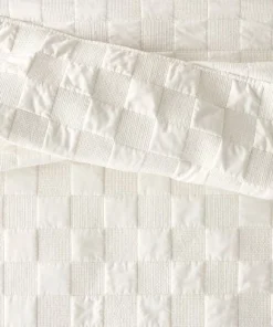 Hearth & Hand With Magnolia Checkerboard Stitch Quilt Cream - Hearth & Hand™ with Magnolia -Hearth Shop GUEST 9ff4069a d88c 4446 be50 561d8cf7de2f