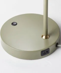 Hearth & Hand With Magnolia 20" Metal Task Lamp with USB Port - Hearth & Hand™ with Magnolia Sage Green -Hearth Shop GUEST abad35cd d814 42aa b439 23d4ca536181
