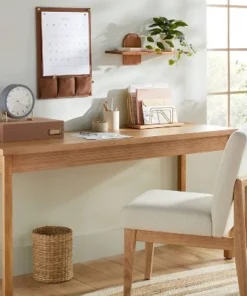 Hearth & Hand With Magnolia Wood & Steel Letter Sorter Brown/Brass - Hearth & Hand™ with Magnolia