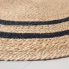 Hearth & Hand With Magnolia Round 5' Double Stripe Braided Jute Area Rug Charcoal/Tan - Hearth & Hand™ with Magnolia -Hearth Shop GUEST aec93249 e4da 4d8c 844c ee40d0192a0a
