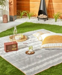 Hearth & Hand With Magnolia Portable AM/FM Bluetooth Radio Tonal Brown - Hearth & Hand™ with Magnolia