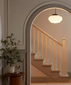 Hearth & Hand With Magnolia Milk Glass Adjustable Pendant Ceiling Light - Hearth & Hand™ with Magnolia Black Finish