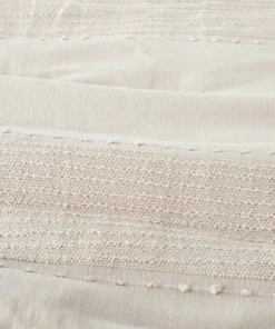 Hearth & Hand With Magnolia Slub Center Stripe Comforter Set - Hearth & Hand™ with Magnolia Sour Cream