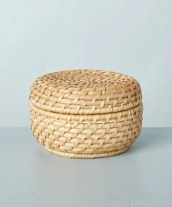 Hearth & Hand With Magnolia Woven Basket with Lid Natural - Hearth & Hand™ with Magnolia -Hearth Shop GUEST cd13636c be60 427b b7e0 6ad52733400f