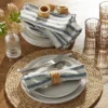 Hearth & Hand With Magnolia 4pk Engineered Stripe Cloth Napkins Blue/Natural - Hearth & Hand™ with Magnolia -Hearth Shop GUEST d0ef6205 27bb 4e3c aa7d b2e4b7ce1340