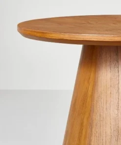 Hearth & Hand W/Magnolia Furniture Wooden Round Pedestal Coffee Table - Hearth & Hand™ with Magnolia Aged Oak -Hearth Shop GUEST d12c7d76 37da 40f1 967b a870e0002f70