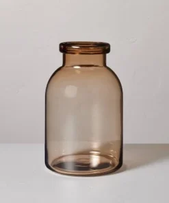 Hearth & Hand With Magnolia Brown Glass Decorative Wide Jug Vase - Hearth & Hand™ with Magnolia -Hearth Shop GUEST d5298d34 8995 414f aa3d 0a2b12c2be41