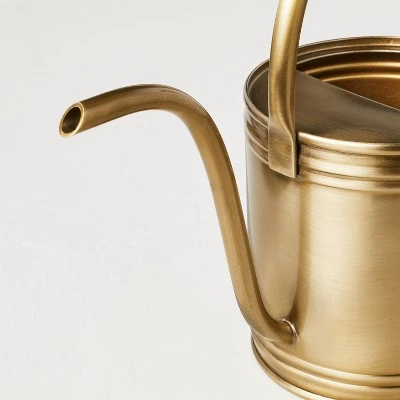 Hearth & Hand With Magnolia 1L Accented Metal Watering Can Brass Finish - Hearth & Hand™ with Magnolia 5 Hearth & Hand With Magnolia 1L Accented Metal Watering Can Brass Finish - Hearth & Hand™ with Magnolia - Image 3