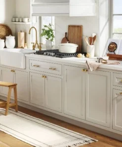 Hearth & Hand With Magnolia Neutral Color Block Plaid Handmade Woven Area Rug Tan/Cream/Cocoa - Hearth & Hand™ with Magnolia