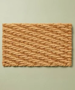 Hearth & Hand With Magnolia Chunky Twisted Rope Handwoven Coir Doormat Natural/Brown - Hearth & Hand™ with Magnolia -Hearth Shop GUEST de1d499b a9b8 49cb a0d2 800f5a38b35c