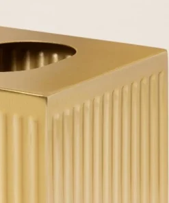 Hearth & Hand With Magnolia Fluted Brass Bathroom Tissue Box Cover Antique Finish - Hearth & Hand™ with Magnolia -Hearth Shop GUEST df775d17 9c3c 4f2d a9a0 97b04bf9a9b0