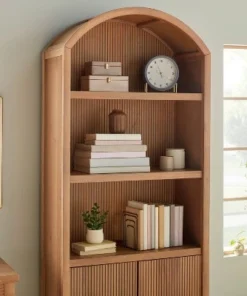 Hearth & Hand With Magnolia Round Decorative Tabletop Clock - Gray/Brass - Hearth & Hand™ with Magnolia