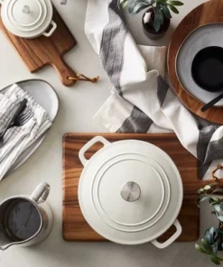 Hearth & Hand With Magnolia Enameled Cast Iron Dutch Oven Cream - Hearth & Hand™ with Magnolia -Hearth Shop GUEST e3bf5022 e1bc 4ded bbcc 79305aa3e0d4