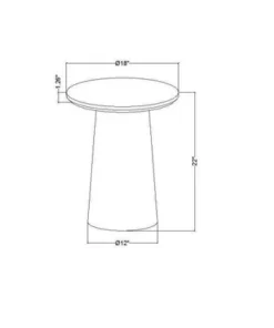 Hearth & Hand W/Magnolia Furniture Wooden Round Pedestal Accent Side Table - Hearth & Hand™ with Magnolia Natural -Hearth Shop GUEST eecdc554 0bee 4c03 ae01 5fc744c17a92