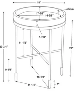 Hearth & Hand W/Magnolia Furniture Wood & Metal Accent Side Table - Black - Hearth & Hand™ with Magnolia -Hearth Shop GUEST f3074010 657d 4877 8925 91e3098972ae
