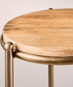 Hearth & Hand With Magnolia Wood & Brass Round Plant Stand - Hearth & Hand™ with Magnolia -Hearth Shop GUEST f94e4db8 5537 41f3 b403 0a7f661cc4e3