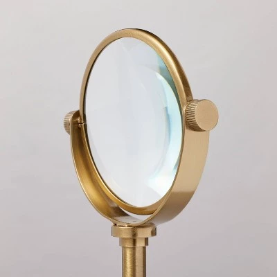 Hearth & Hand With Magnolia 8" Decorative Brass Magnifying Glass - Hearth & Hand™ with Magnolia 4 Hearth & Hand With Magnolia 8" Decorative Brass Magnifying Glass - Hearth & Hand™ with Magnolia - Image 2